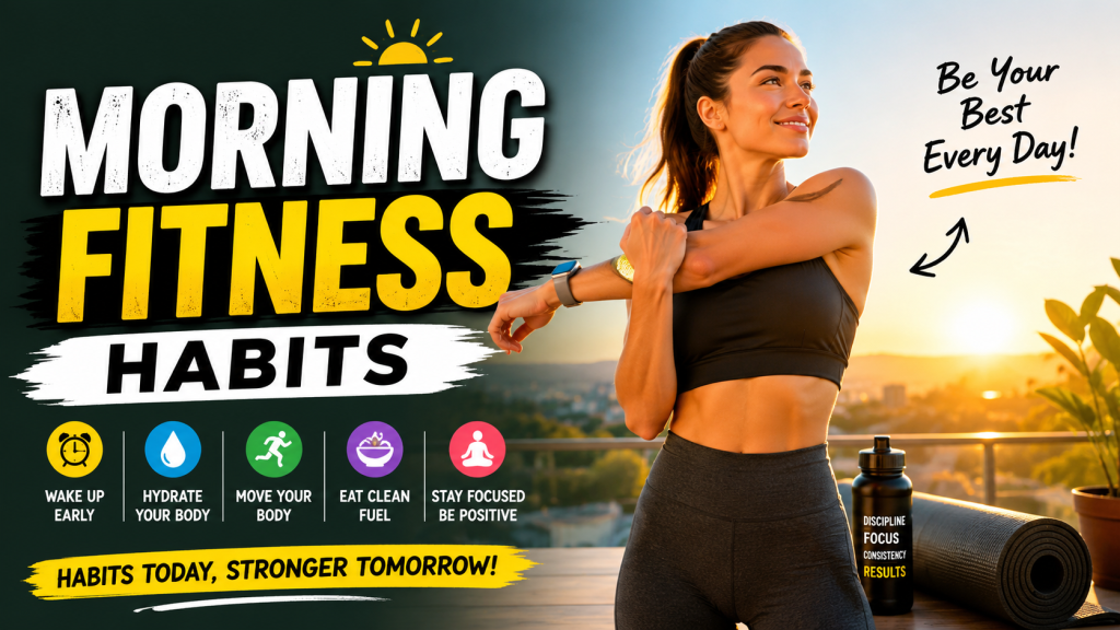 🌅 Morning Fitness Habits for a Healthy and Happy Life