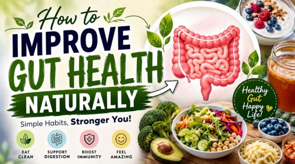 How to Improve Gut Health Naturally: Simple Daily Habits for Better Digestion